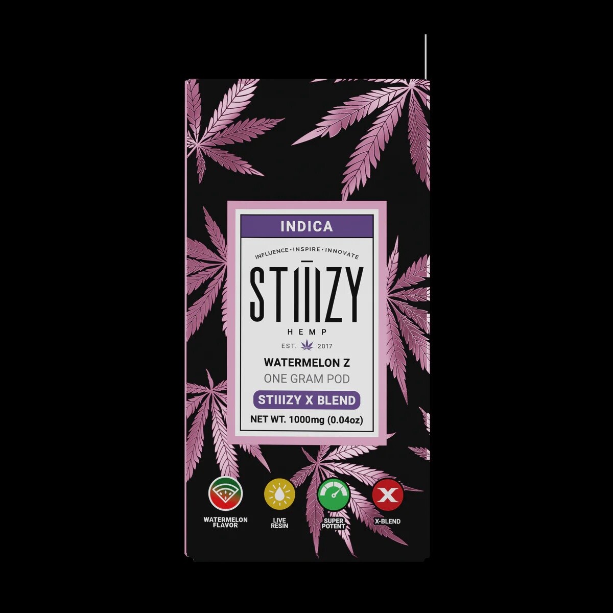 Stiiizy X Blend 1g Pod, Strain: Watermelon Z Indica