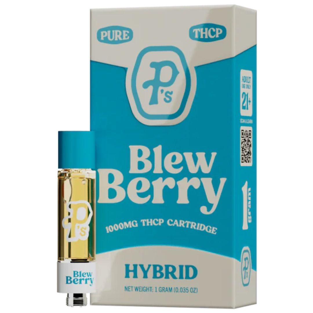 Pure THC-P 1g Cartridges, Strain: Blew Berry  - Hybrid