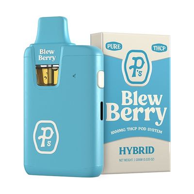 Pure THC-P Pod System 1,000mg, Strain: Blew Berry - Hybrid