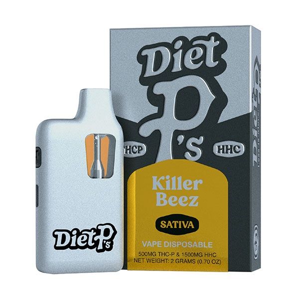 Diet Ps THC-P 2g Dispo, Strain: Killer Beez - Sativa