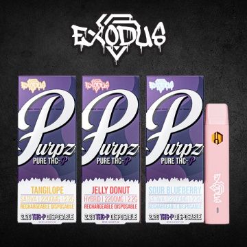 EXODUS PURPZ PURE 2.2G THC-P DISPOSABLE