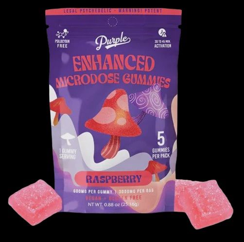 Purple Enhanced Microdose Gummies 3pk