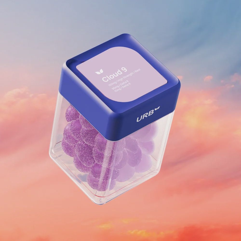 Urb Cloud 9 Sky Bites 30ct 90mg D8 + 10mg D9