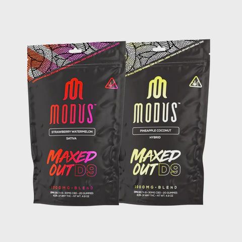 Modus Maxed D9 50mg Gummies - 20ct