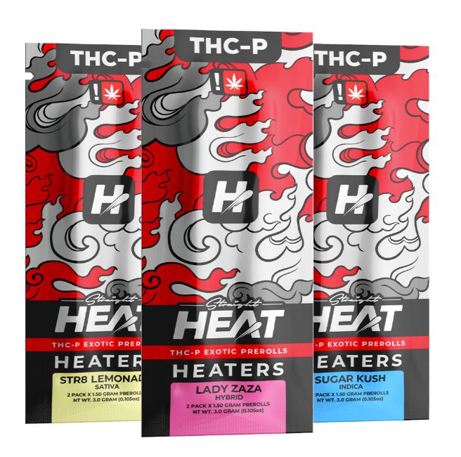 Straight Heaters 1.5g THC-P Pre-rolls 2pk