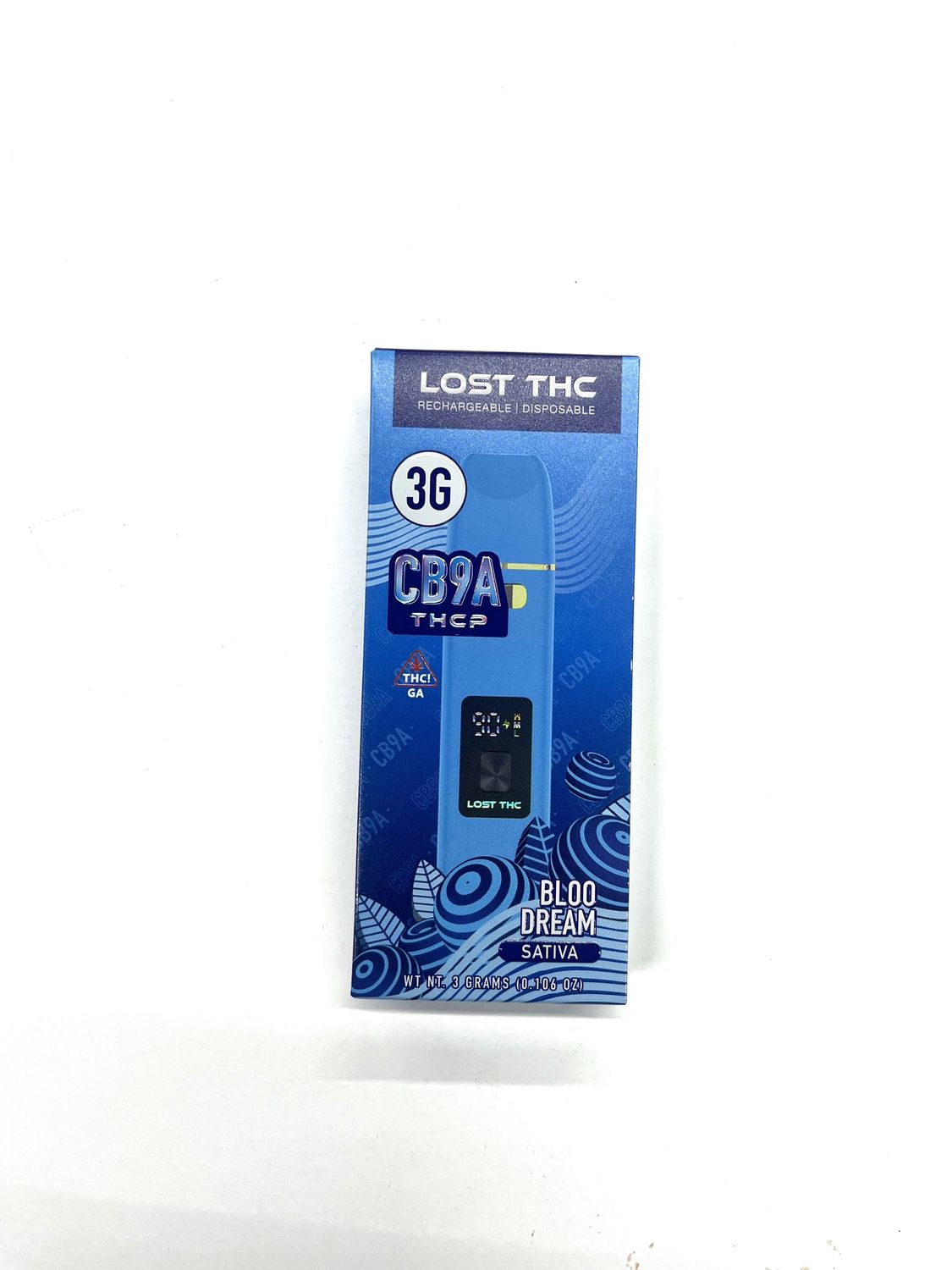 Lost THC 3.5g Disposable, Strain: Bloo Dream - Sativa
