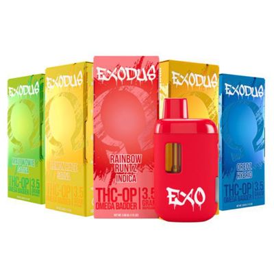 Exodus D8 &amp; THC-OP 3.5g Disposable
