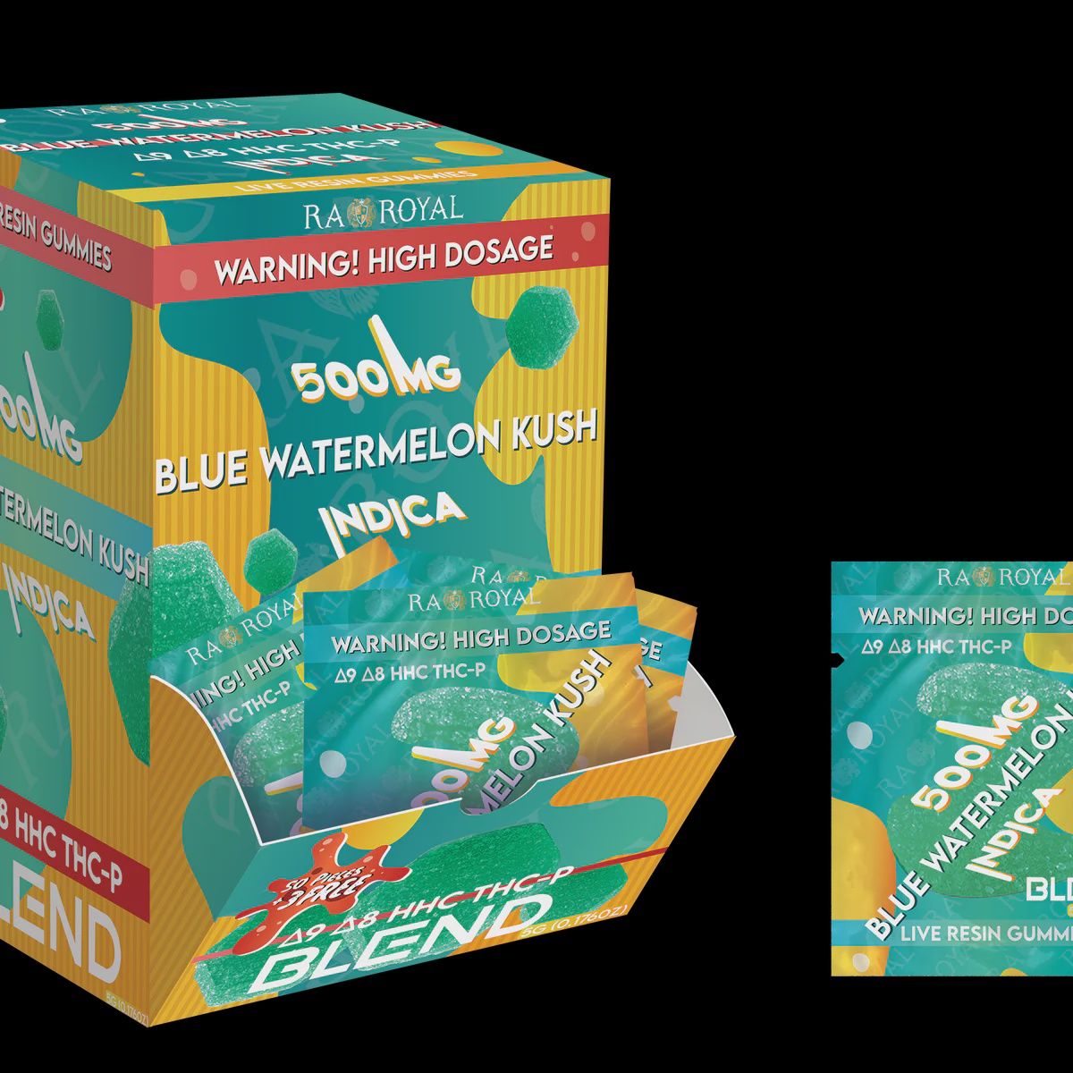 Ra Royal 500mg Blend Single Live Resin Gummy