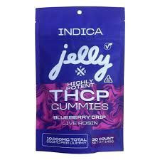 Jelly THCP Gummies, Flavor &amp; Size: Blueberry Drip 20ct