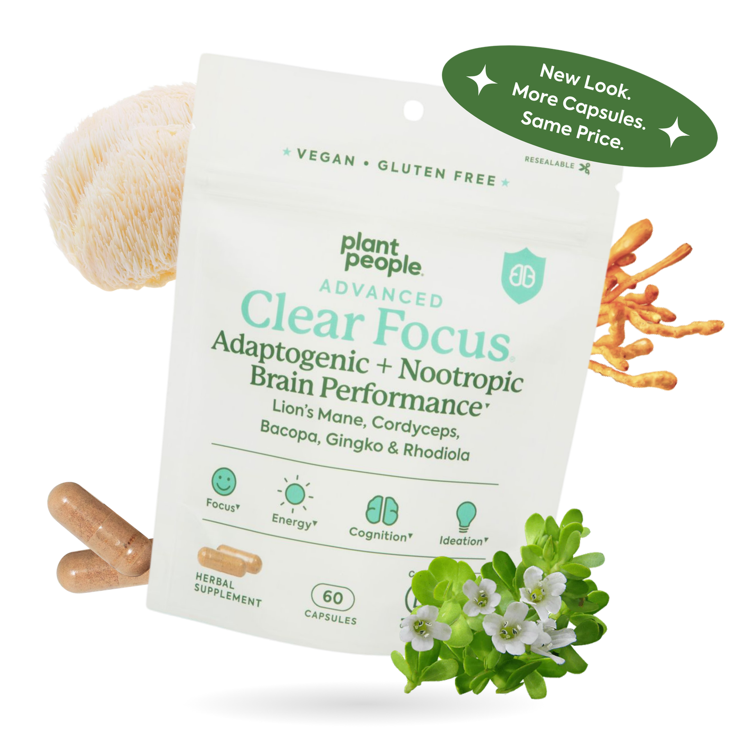 Plant People Advanced Clear Focus Capsules 60ct