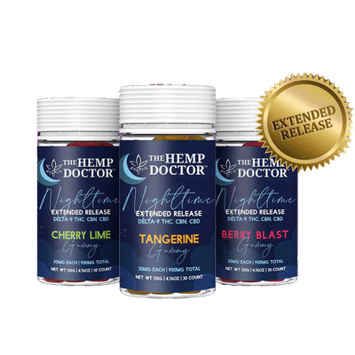 Hemp Doctor THC &amp; CBD Nighttime Gummies 30ct