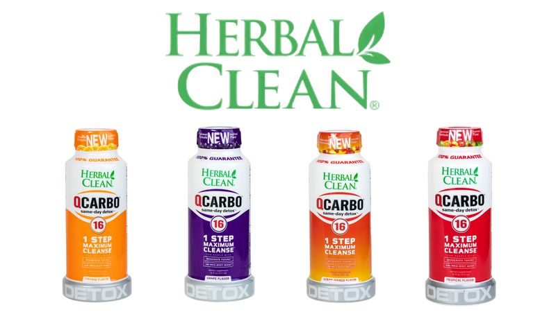 Herbal clean Qcarbo same day detox 16oz