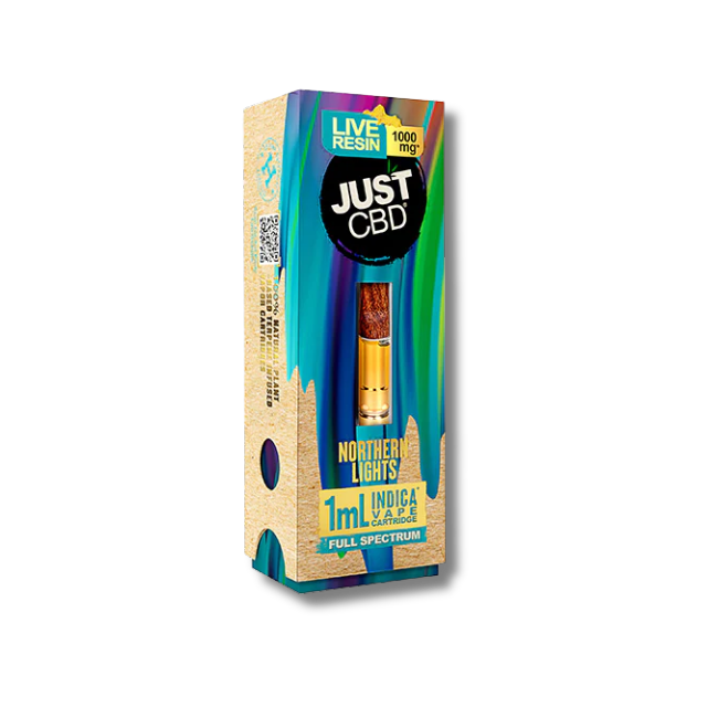 Just CBD Full Spectrum 1,000mg CBD cartridge, Strain: Northern Lights - Indica