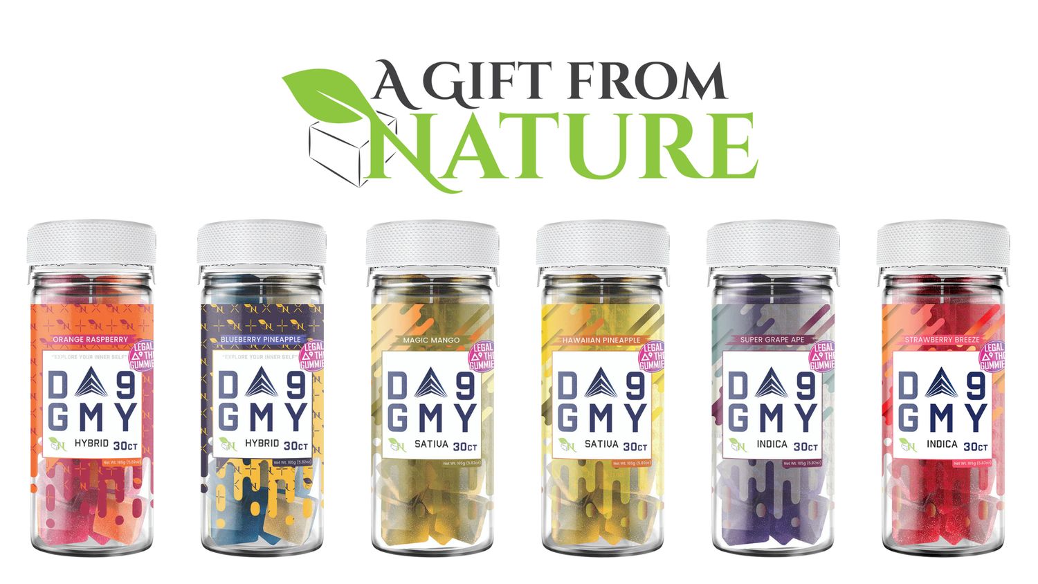 A gift from Nature D9 660mg Gummies - 30ct
