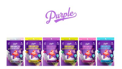 Purple Enhanced Microdose Gummies 2pk