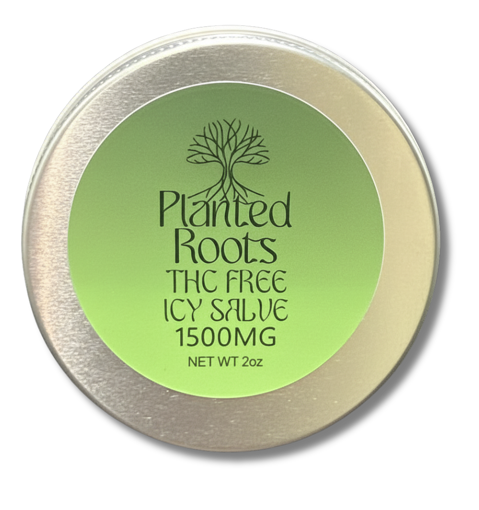 Planted Roots CBD ICY Salve 1500mg - 2oz