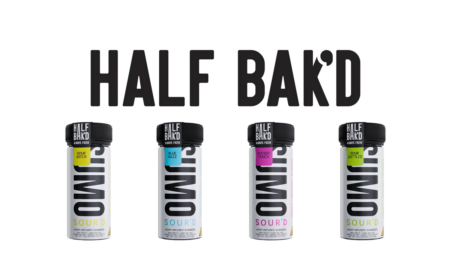 Half Bak'd Sumo Sour 420mg Gummies - 25ct