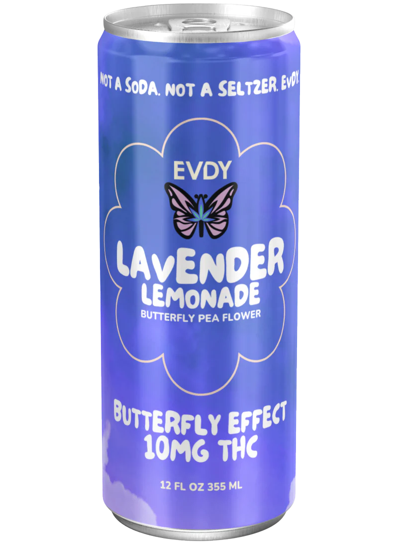 EVDY 10mg THC Drink - Lavender Lemonade