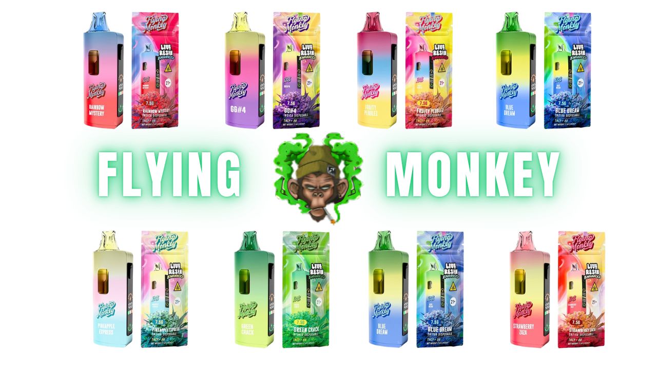 FLying Monkey Live Resin 7.5g THCP Disposables