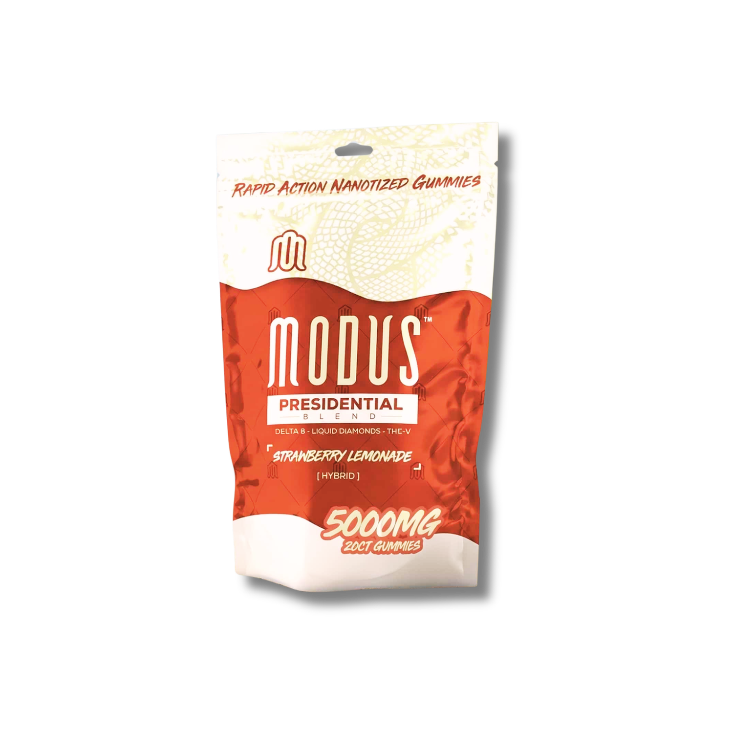 Modus Presidential 250mg Gummies - 20ct, Flavor: Strawberry Lemonade - Hybrid