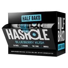 Half Bak'd 2g Hash Holes, Strain: Blueberry Kush