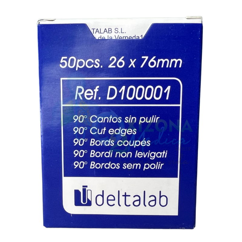 Porta objetos de vidrio 26x76 mm