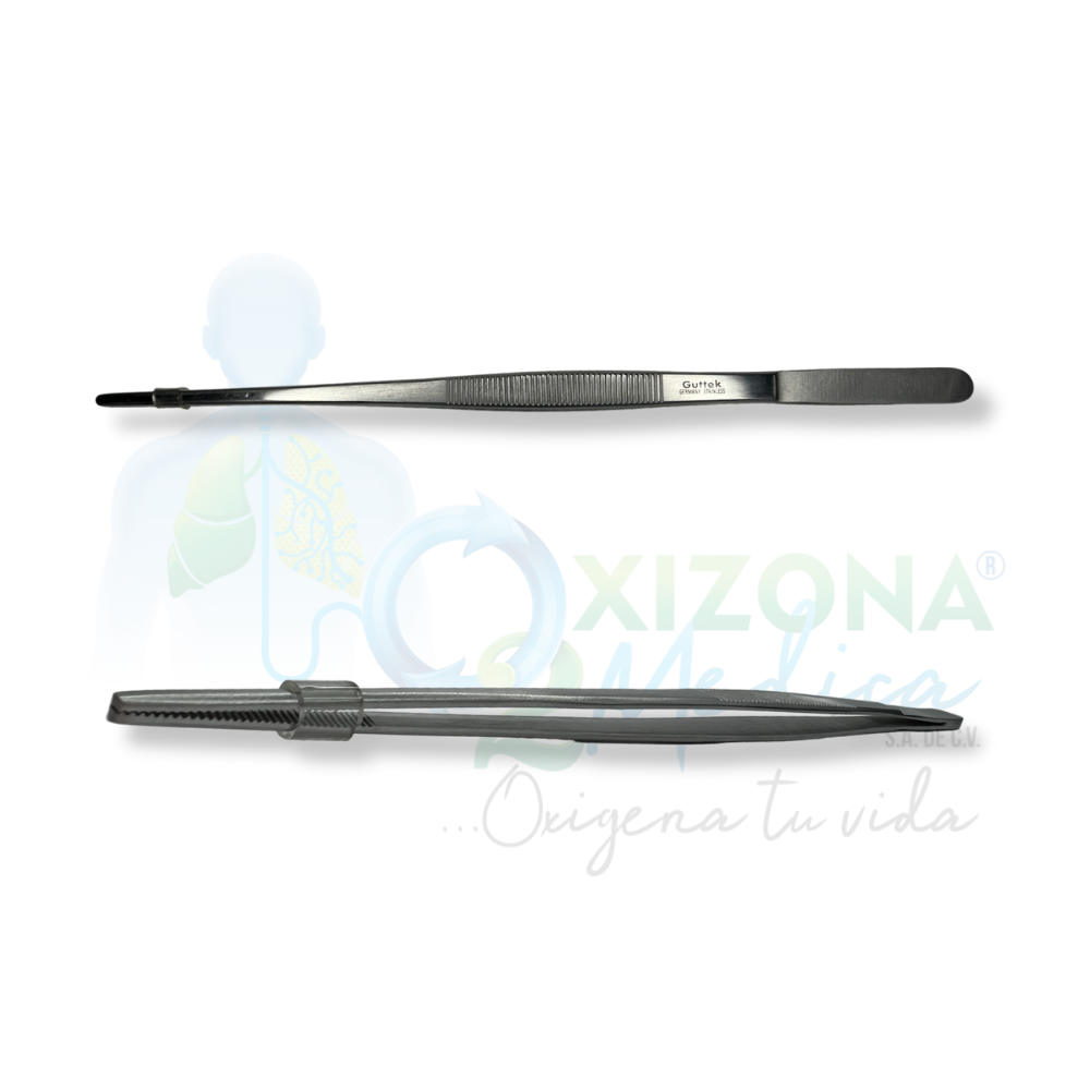 Pinza disección sin dientes  25 cm GUTTEK vv