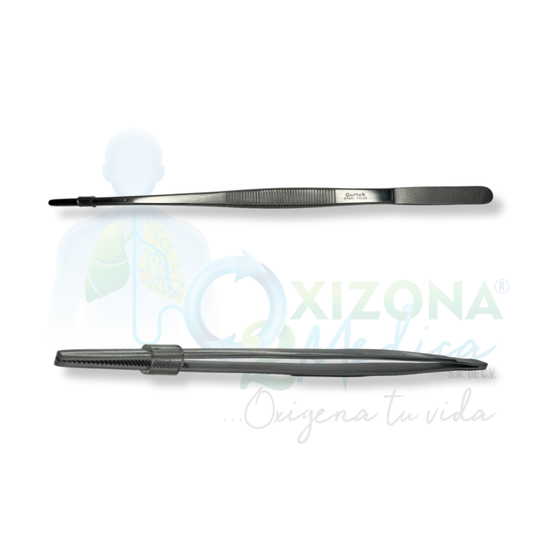 Pinza disección sin dientes  25 cm GUTTEK vv