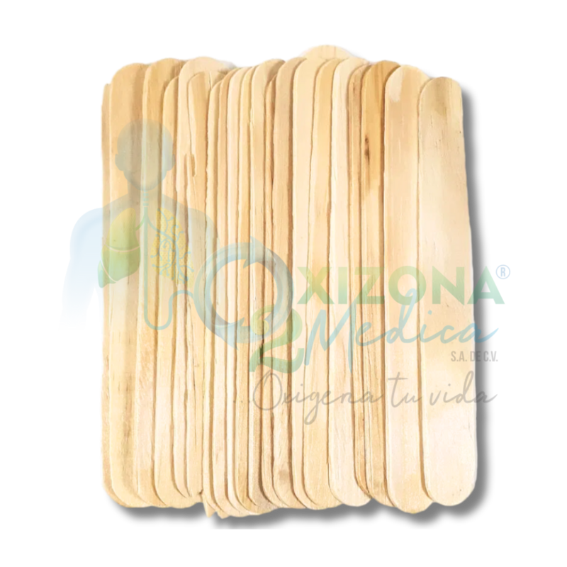 Abatelenguas de madera SENSIMEDICAL 500 piezas