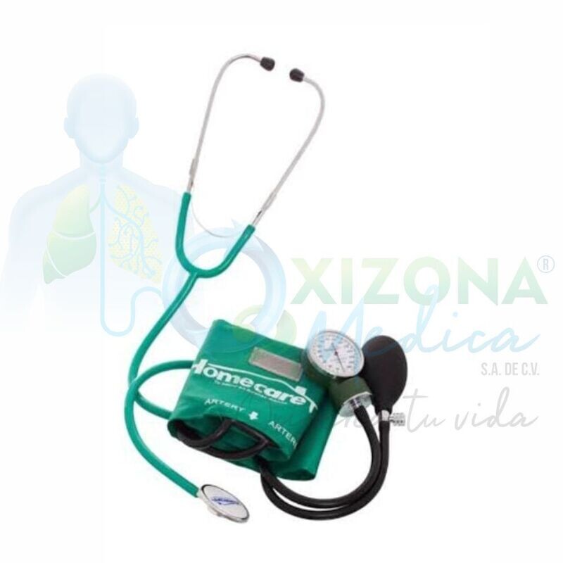 Baumanometro aneroide con estetoscopio simple Homecare