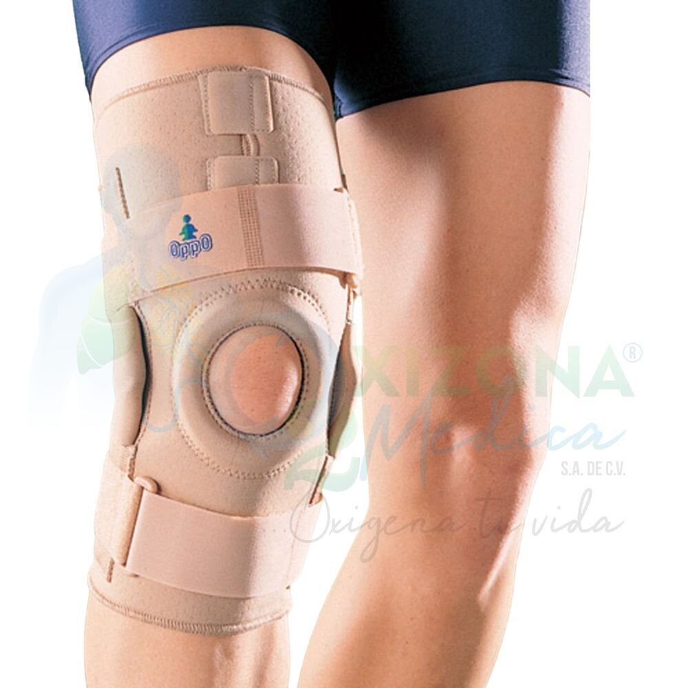 Soporte estabilizador de rodilla articulado OPPO, Talla: S
