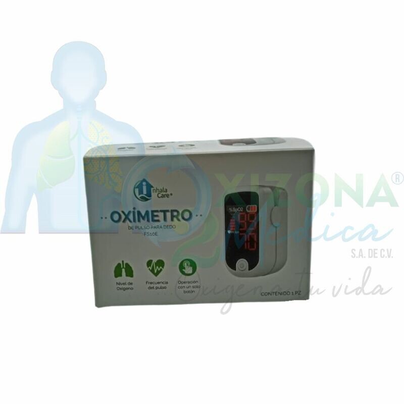 Oximetro de pulso para dedo INHALACARE