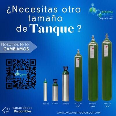 Tanque de óxido nitroso 27.5 kg Nitrogeno Oxido Nitroso INFRA
