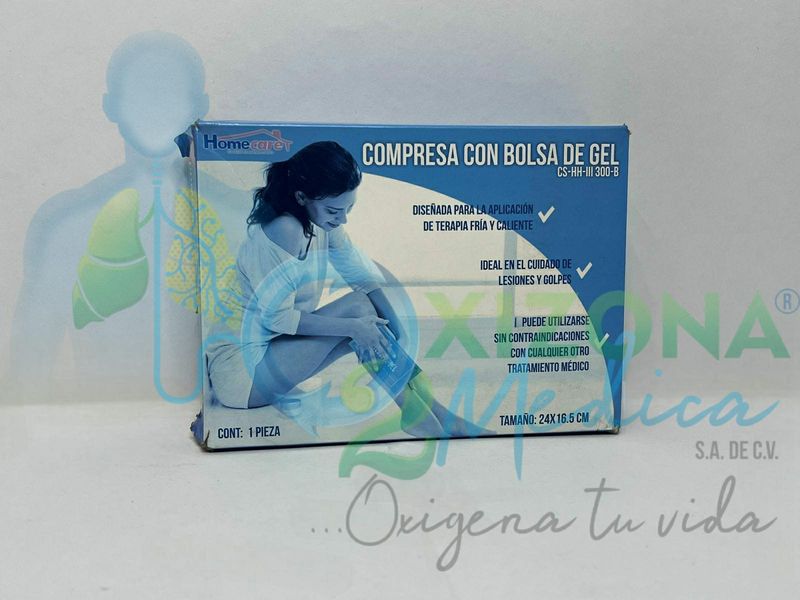 Compresa con bolsa de gel