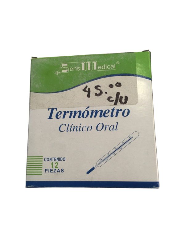 Termómetro Clínico Oral.