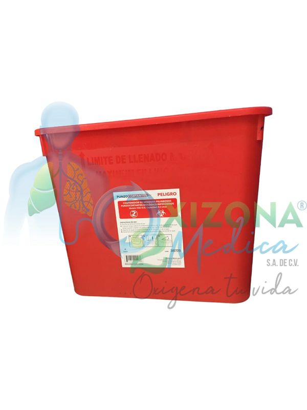 Contenedor R.P.B.I  4L
(Residuos Peligrosos Biológicos- medio infecciosos)