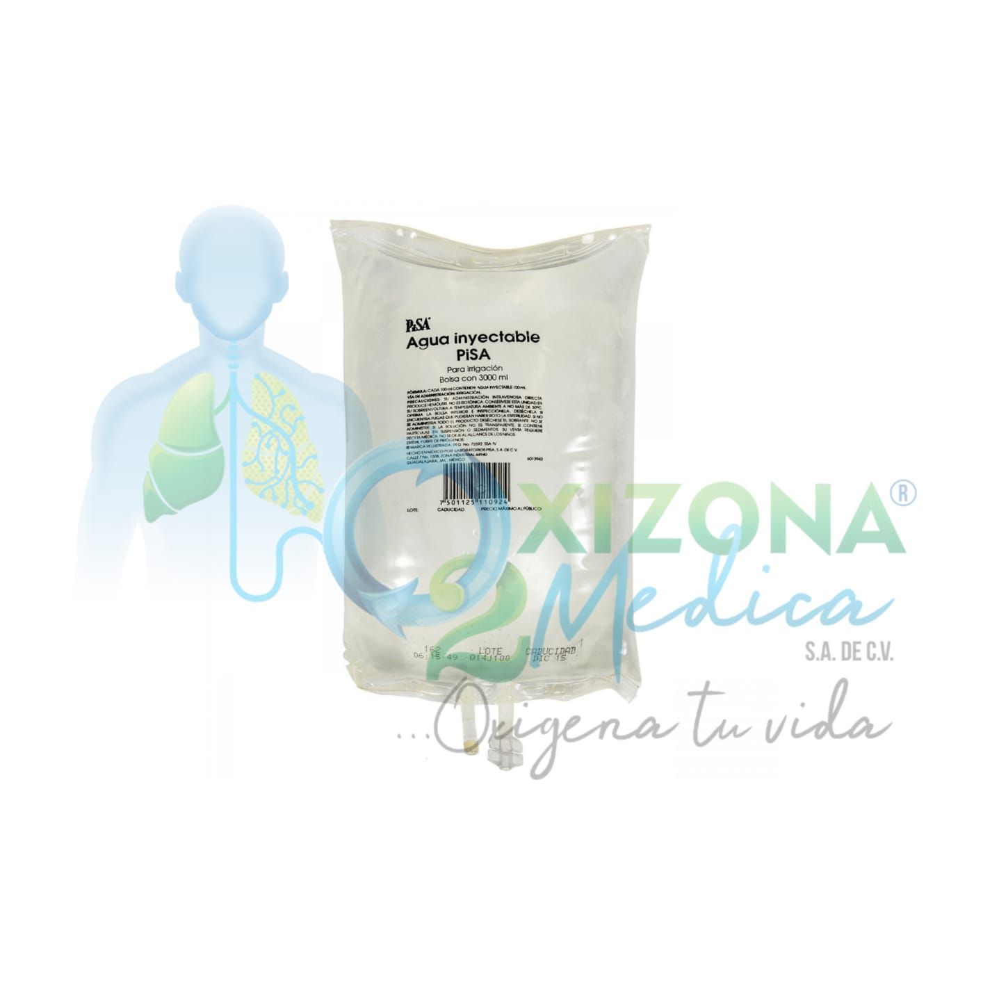 Agua Esteril Para Irrigacion en Bolsa
