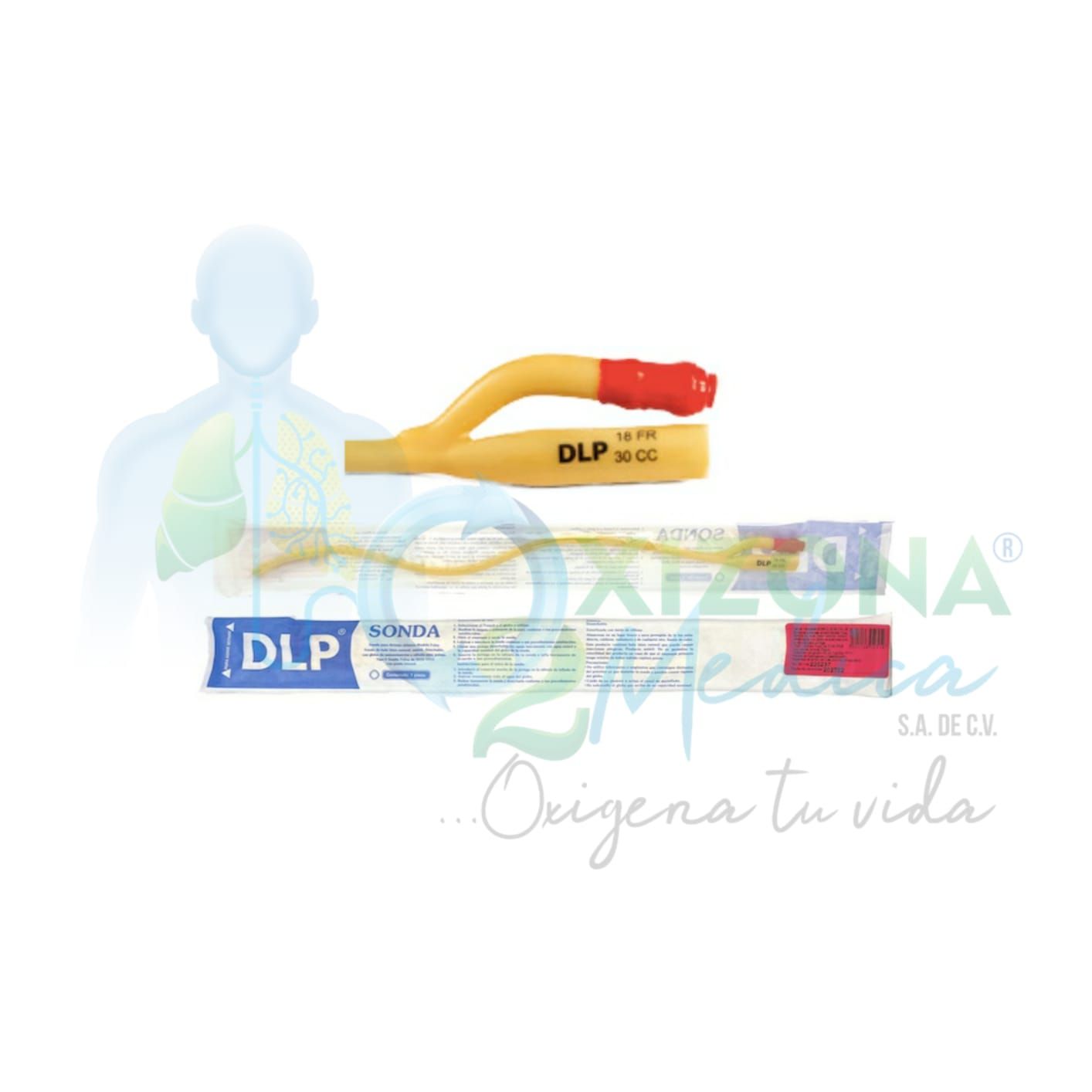 Sonda para drenaje urinario.