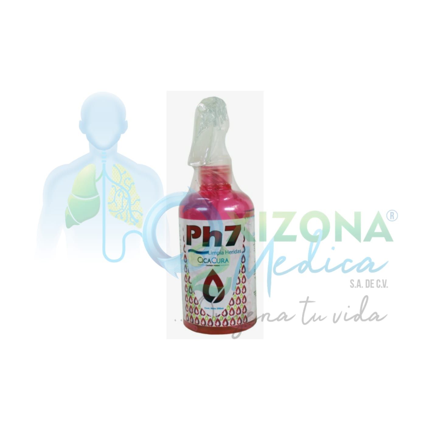 Ph7 Limpia heridas.