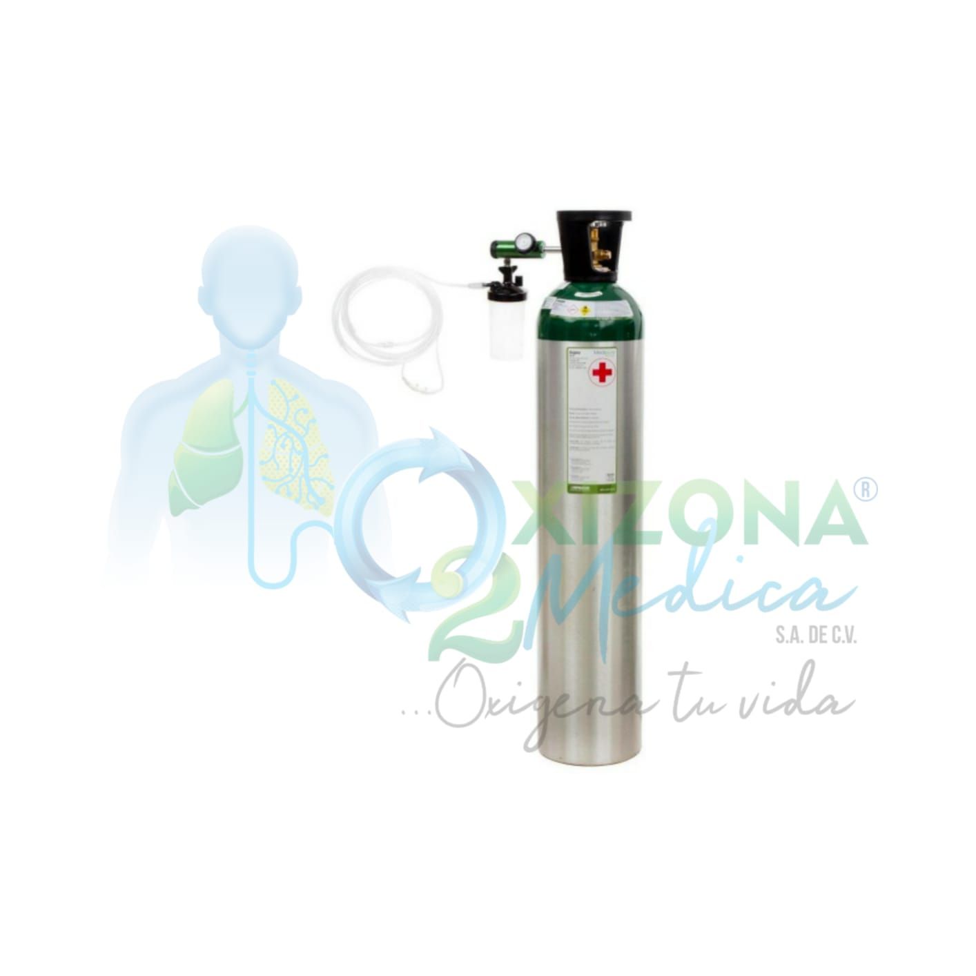 ​Tanque de OXIGENO de 3450 litros con kit de REGALO