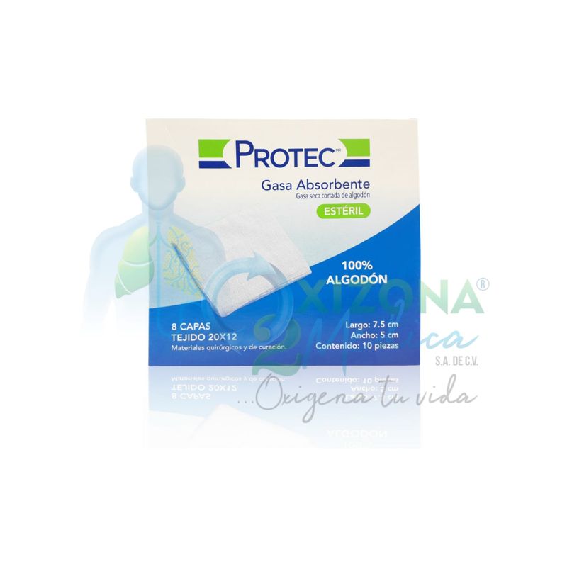 Gasas absorbentes 
Estériles