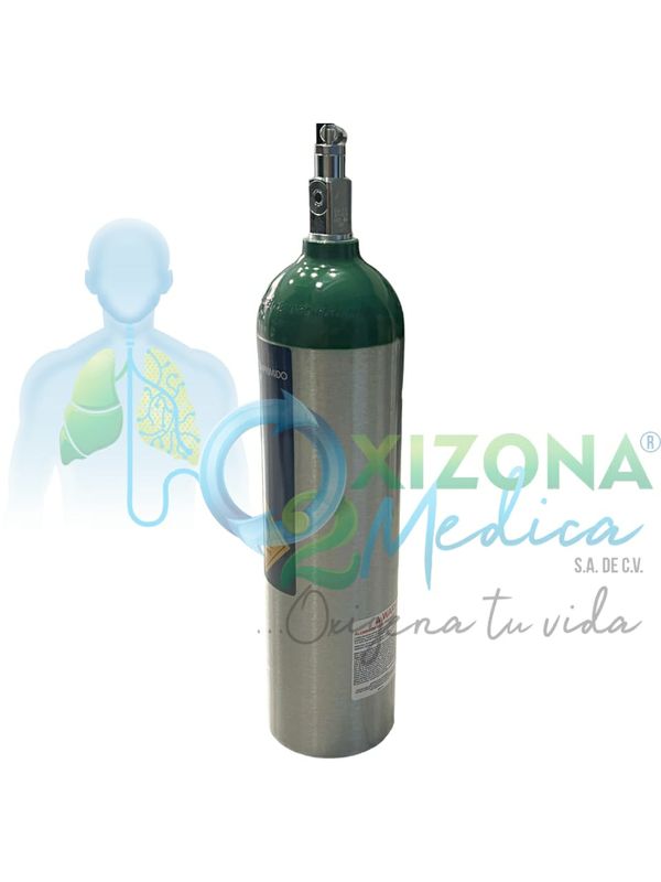 Recarga de tanque de oxigeno de 415 litros