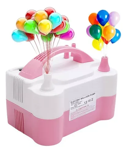 BOMBA ELECTRICA  PARA INFLAR DE GLOBOS DE (DOBLE INFLADOR)