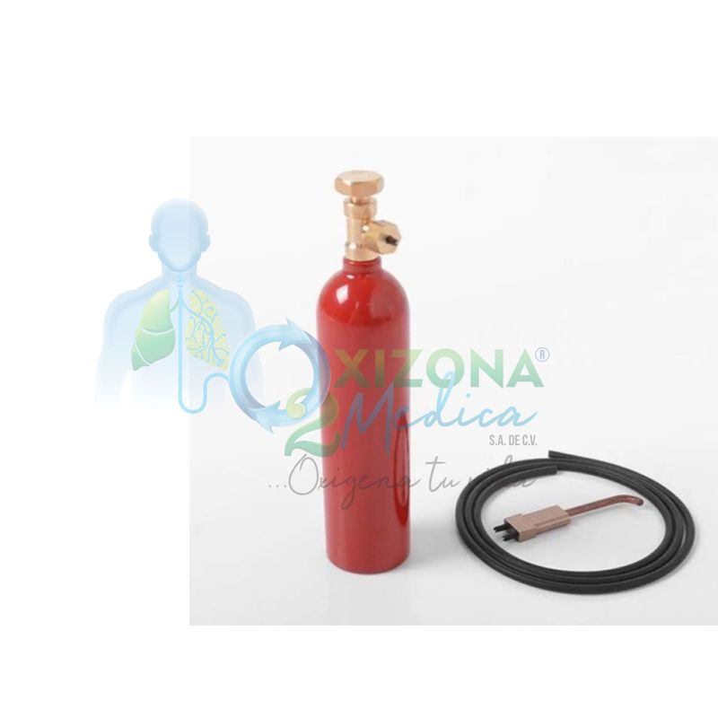 Recarga de tanque de acetileno portatil de 2 kilogramos