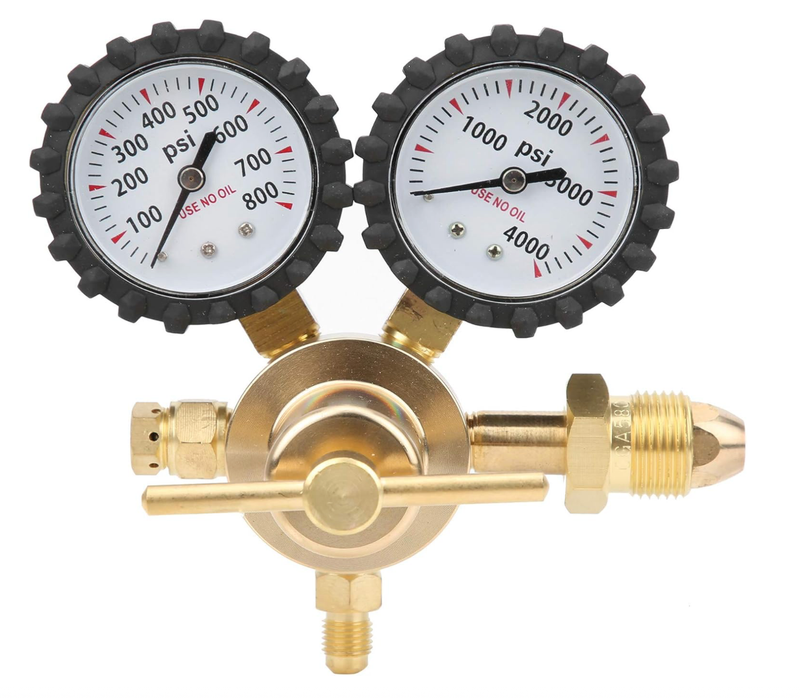 Regulador con Conexión CGA 580 – Alta y Baja Presión Hasta 800 PSI
