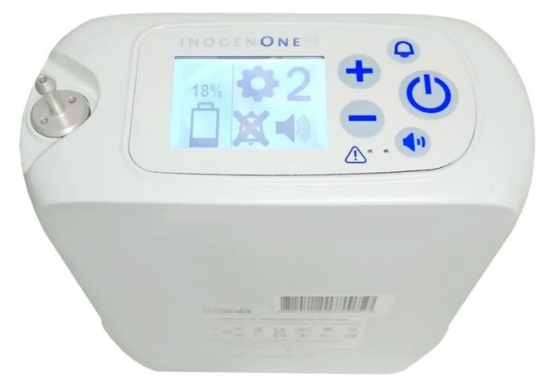 Concentrador Portátil de Oxígeno Inogen One G5  1 - 6 L de oxigeno con Batería de 16 Celdas (Hasta 12 horas de duración)