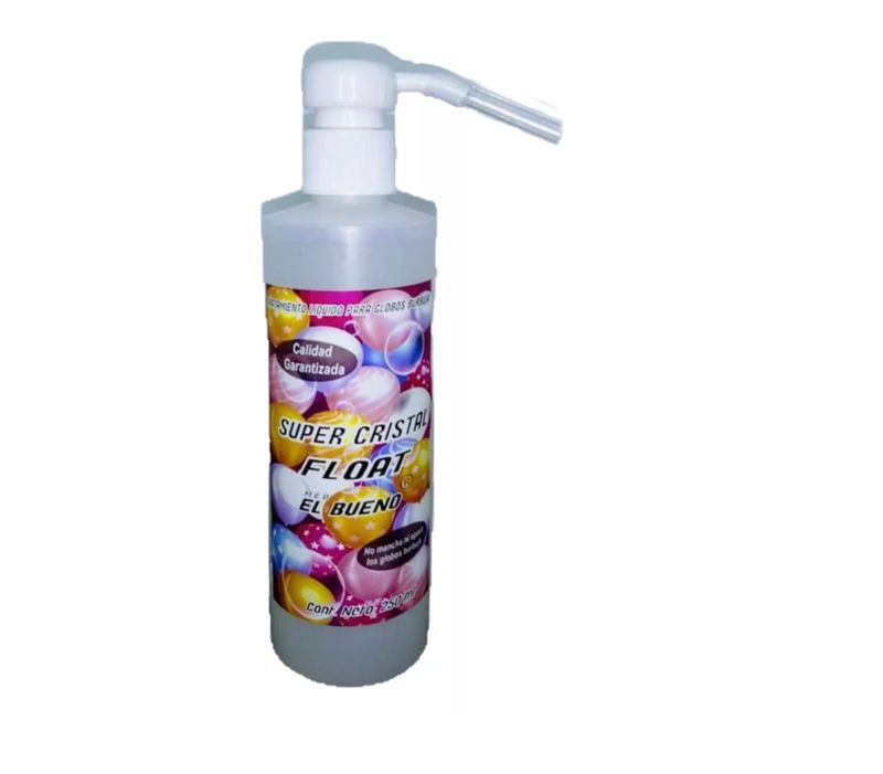 Super Cristal Float Gel Ideal Globos Burbuja 250ml No Mancha