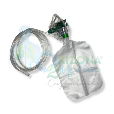 Mascarilla para Oxígeno con reservorio pediátrico