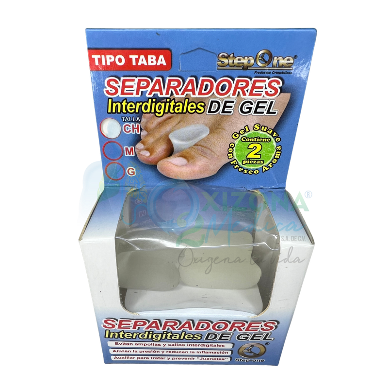 Separadores de gel para juanetes tipo TABA