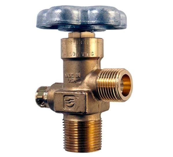 Válvula de oxigeno Cga 580 (llave para Nitrogeno, argon, helio mezcla ) Hecha en USA
